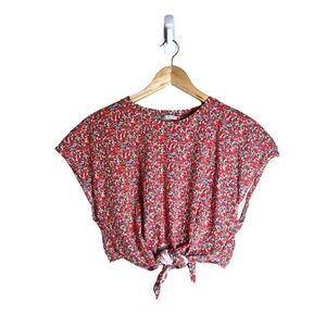 Zara tie crop top